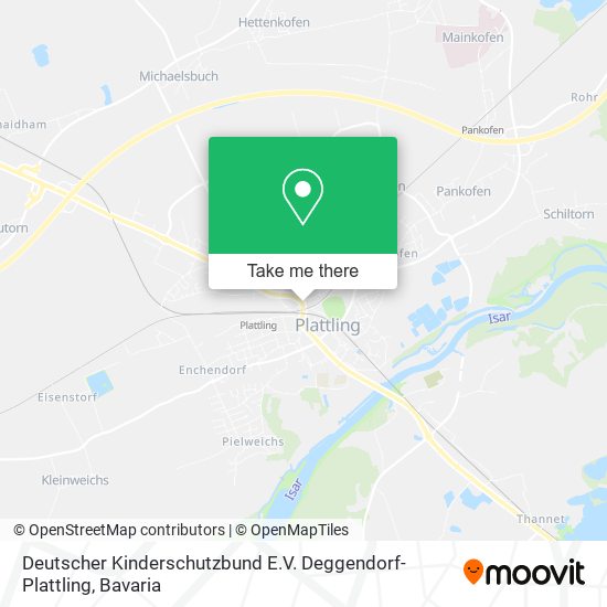 Deutscher Kinderschutzbund E.V. Deggendorf-Plattling map