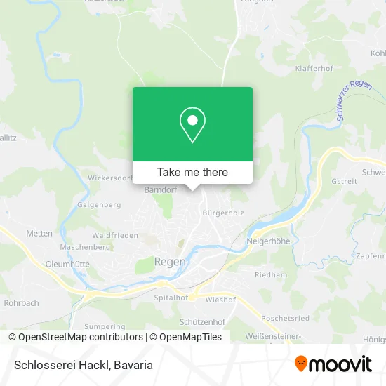 Карта Schlosserei Hackl