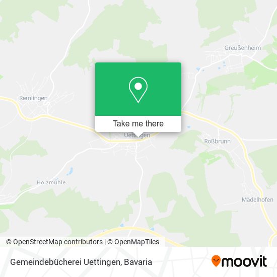 Gemeindebücherei Uettingen map