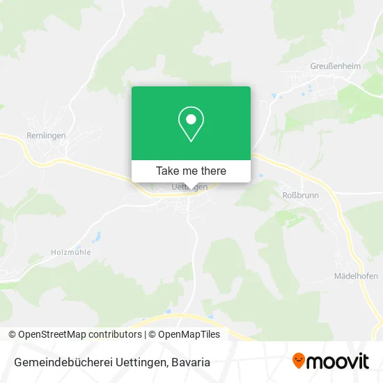 Карта Gemeindebücherei Uettingen