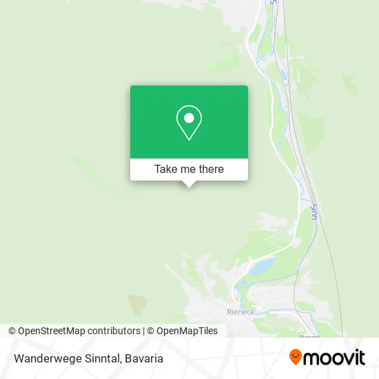 Карта Wanderwege Sinntal