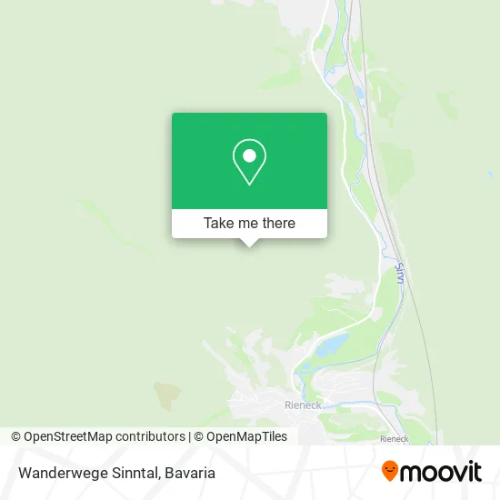 Карта Wanderwege Sinntal