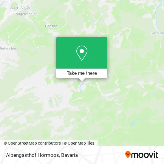 Карта Alpengasthof Hörmoos