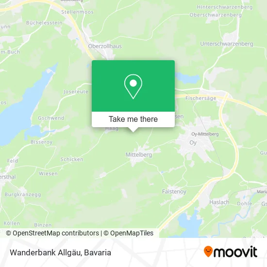 Карта Wanderbank Allgäu