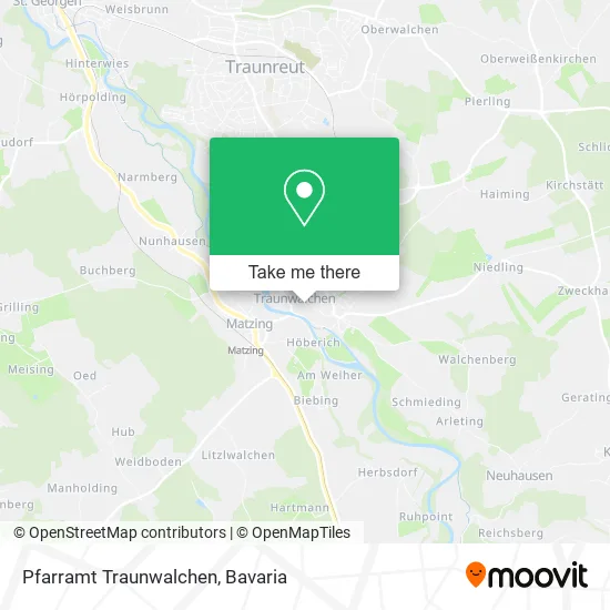Карта Pfarramt Traunwalchen