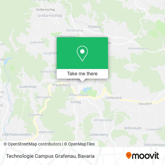 Technologie Campus Grafenau map