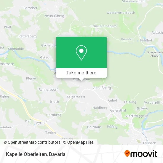 Kapelle Oberleiten map