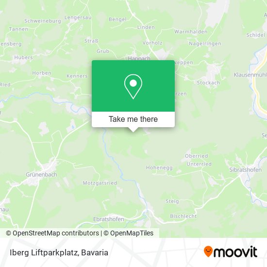 Iberg Liftparkplatz map