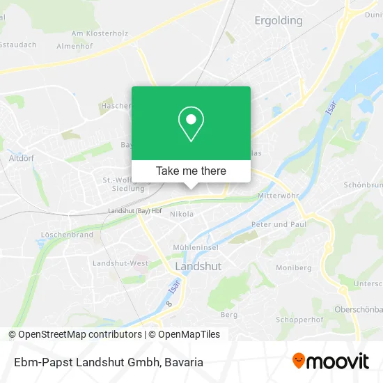 Карта Ebm-Papst Landshut Gmbh