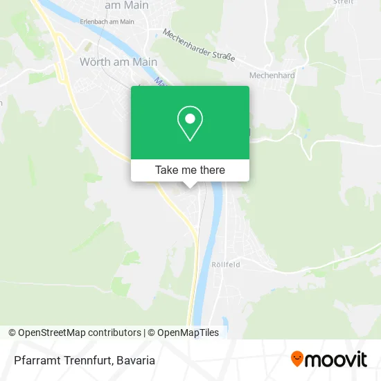 Карта Pfarramt Trennfurt