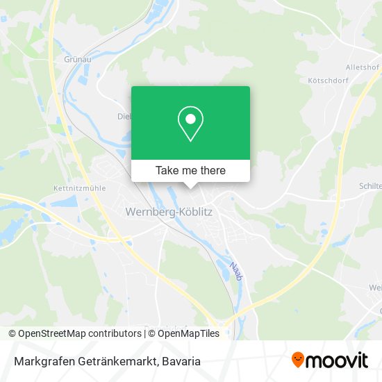 Markgrafen Getränkemarkt map