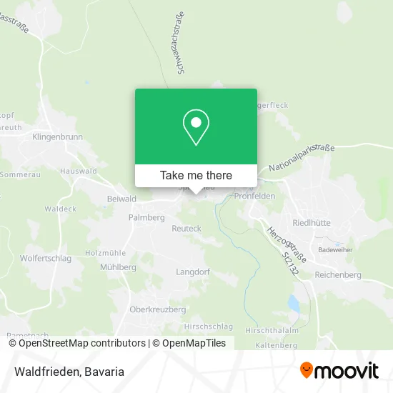 Карта Waldfrieden