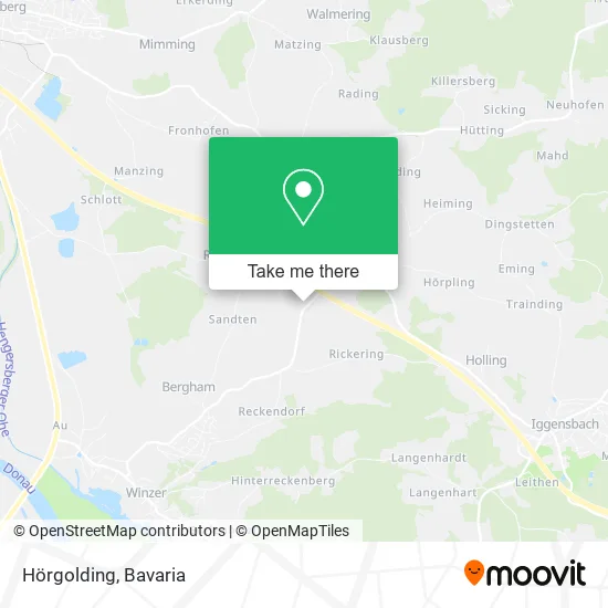 Карта Hörgolding