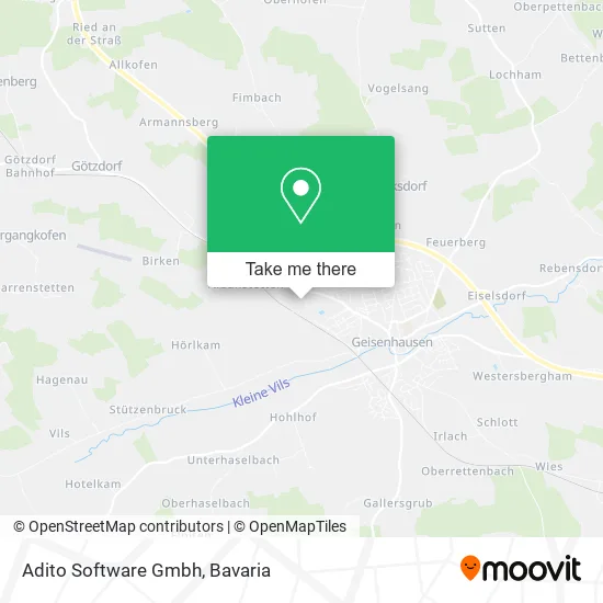 Карта Adito Software Gmbh