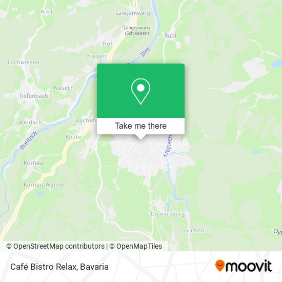 Café Bistro Relax map
