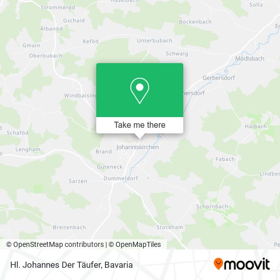 Hl. Johannes Der Täufer map