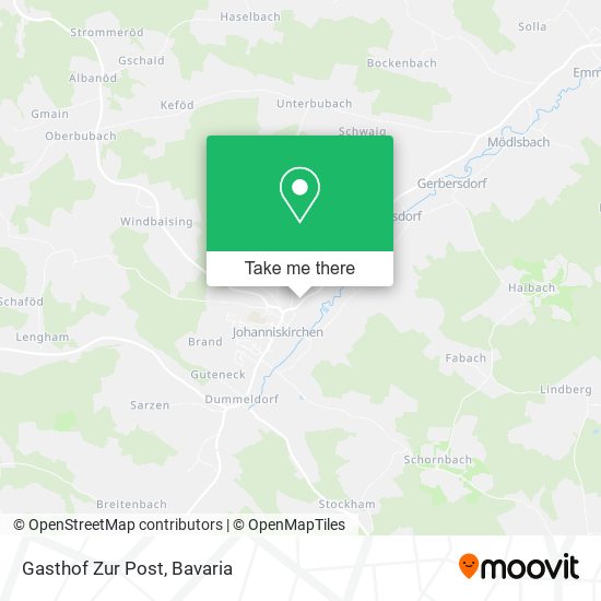 Карта Gasthof Zur Post