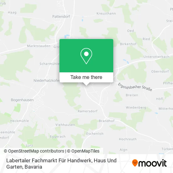 Карта Labertaler Fachmarkt Für Handwerk, Haus Und Garten