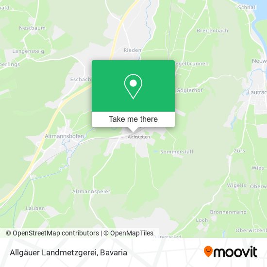 Allgäuer Landmetzgerei map