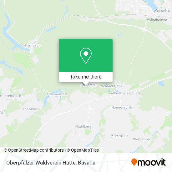 Oberpfälzer Waldverein Hütte map