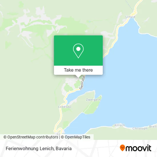 Карта Ferienwohnung Lenich