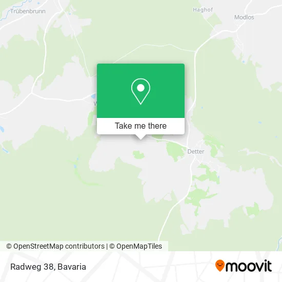 Карта Radweg 38