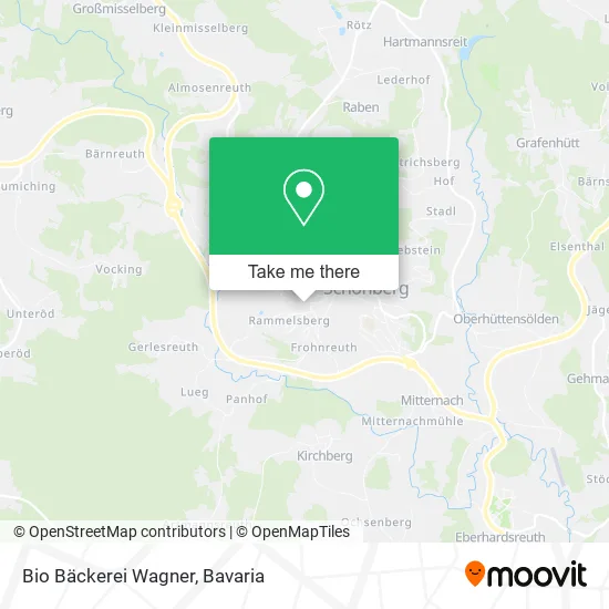 Карта Bio Bäckerei Wagner