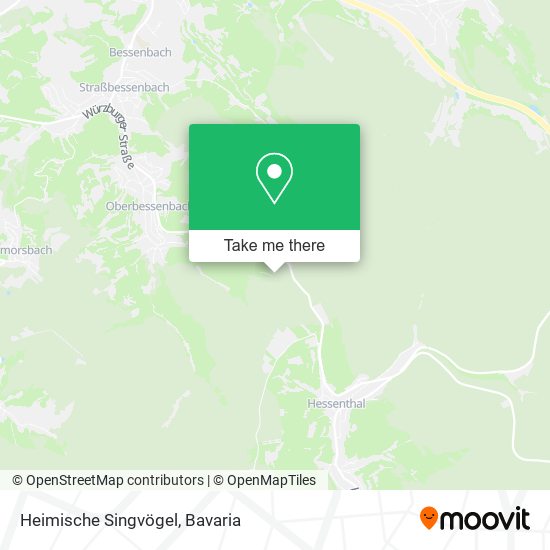 Heimische Singvögel map