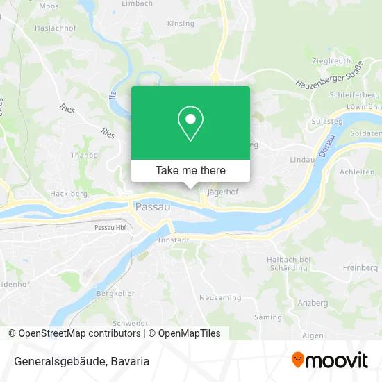 Generalsgebäude map