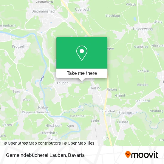 Карта Gemeindebücherei Lauben