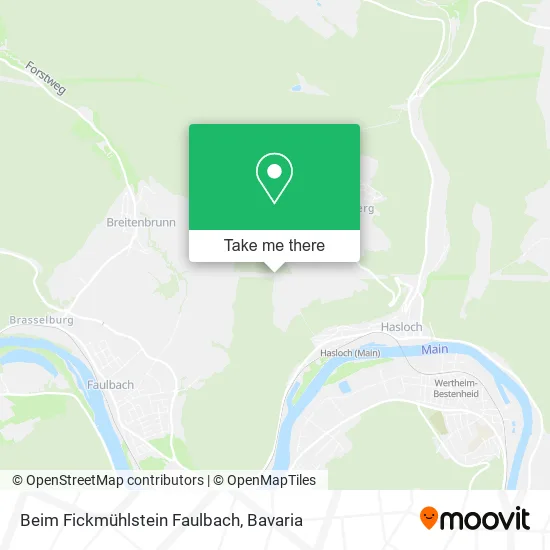 Карта Beim Fickmühlstein Faulbach