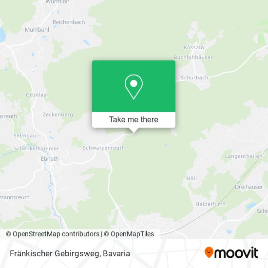 Fränkischer Gebirgsweg map