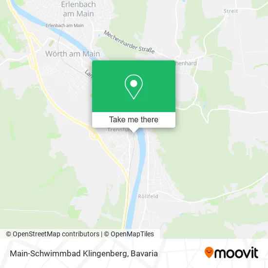 Карта Main-Schwimmbad Klingenberg