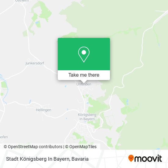 Stadt Königsberg In Bayern map