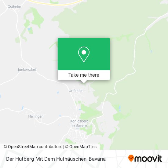 Der Hutberg Mit Dem Huthäuschen map