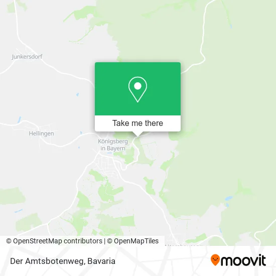 Карта Der Amtsbotenweg