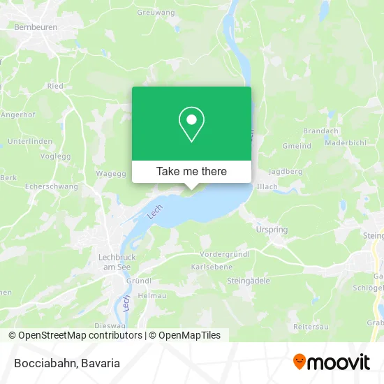 Карта Bocciabahn