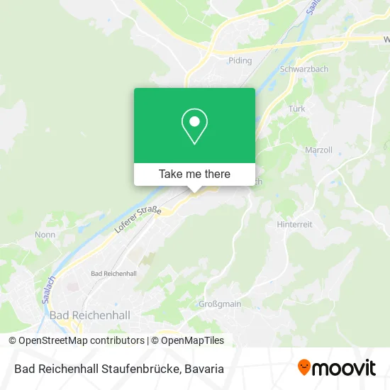 Карта Bad Reichenhall Staufenbrücke