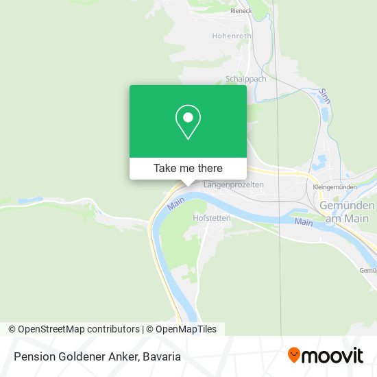 Pension Goldener Anker map