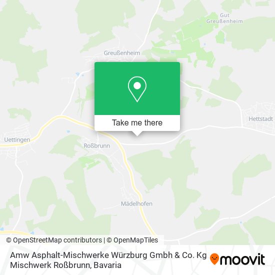Amw Asphalt-Mischwerke Würzburg Gmbh & Co. Kg Mischwerk Roßbrunn map