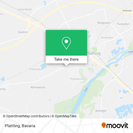 Plattling map