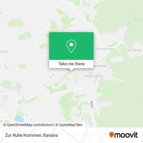 Zur Ruhe Kommen map