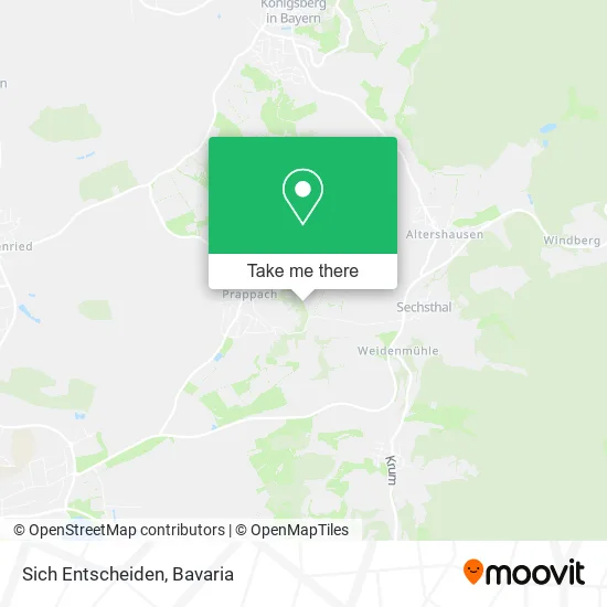 Карта Sich Entscheiden