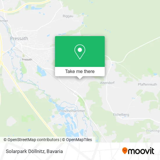 Карта Solarpark Döllnitz