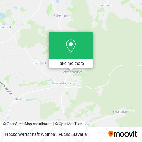 Карта Heckenwirtschaft Weinbau Fuchs