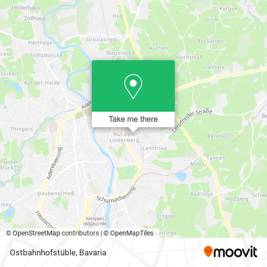 Карта Ostbahnhofstüble