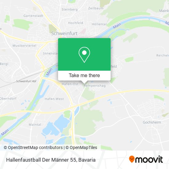 Hallenfaustball Der Männer 55 map