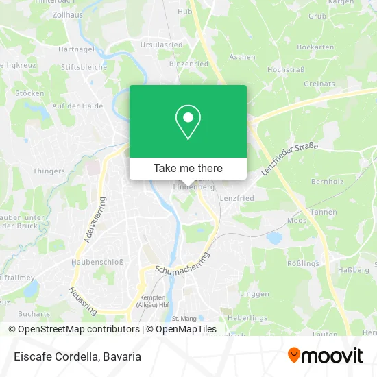 Карта Eiscafe Cordella