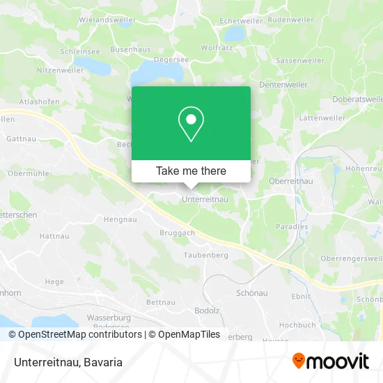 Карта Unterreitnau