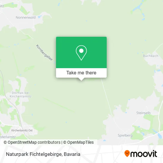 Карта Naturpark Fichtelgebirge